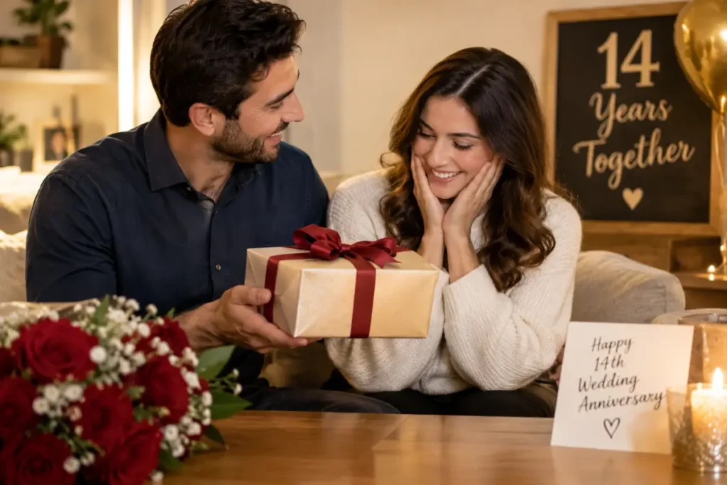 14th wedding anniversary gift