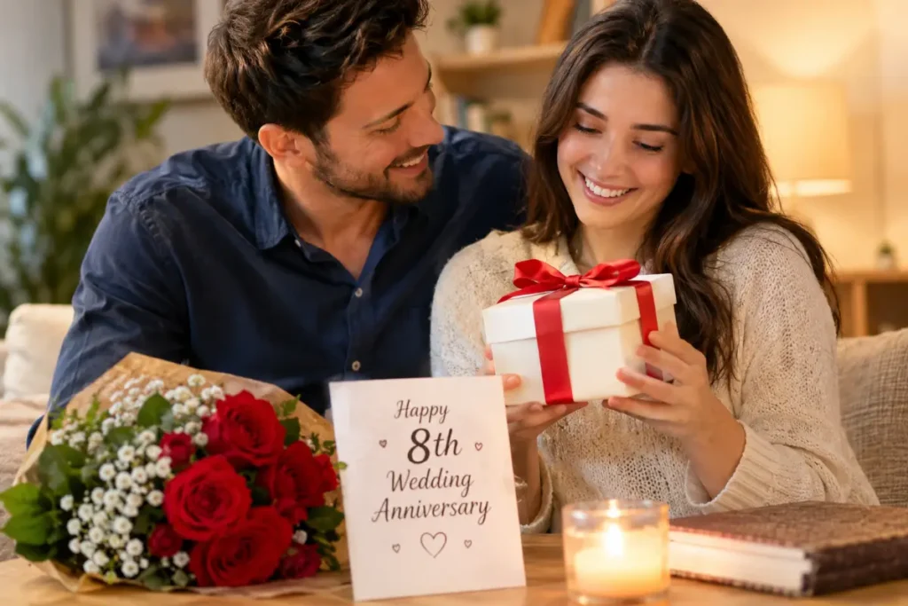 8th wedding anniversary gifts