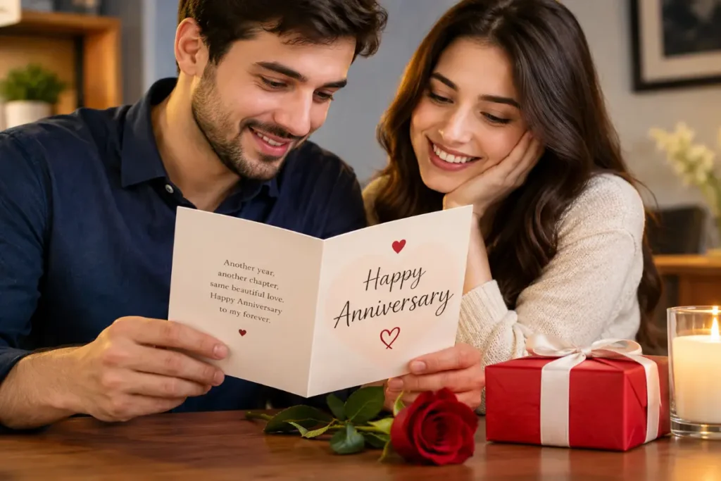 anniversary card messages